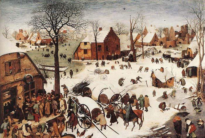 BRUEGEL, Pieter the Elder The Numbering at Bethlehem